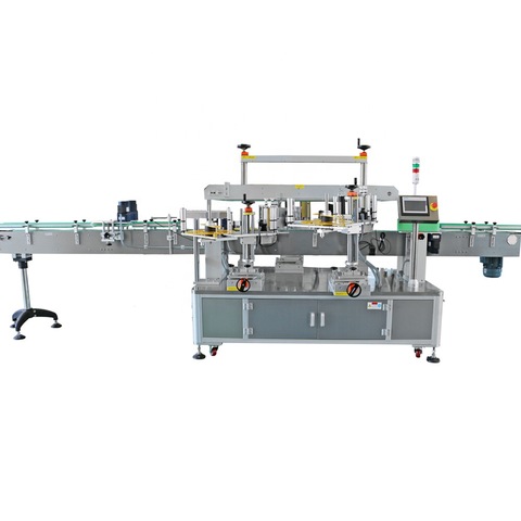 Tarro de etiquetado superior y lateral de la máquina