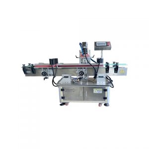 Plano de máquina de etiquetado de superficie de caja plana