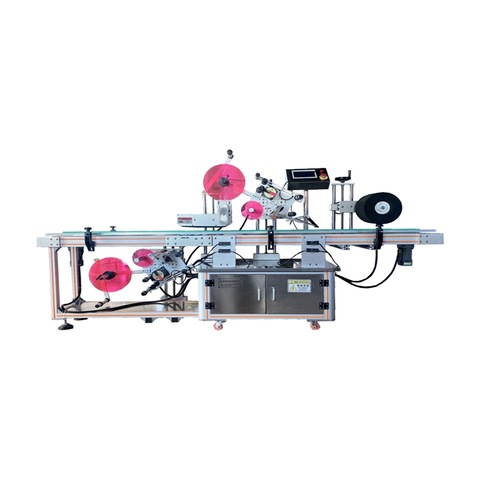 Máquina de etiquetado de etiquetas adhesivas de inyección de jeringa de forma horizontal